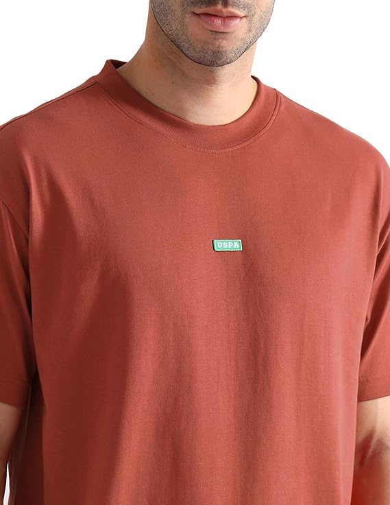 U.S. Polo ASSN. Mens Oversized Fit OEE04 Pure Cotton T-Shirt