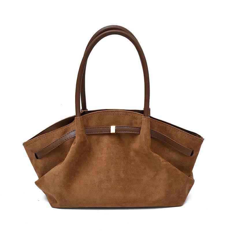 Slouchy winged trapeze tote bag