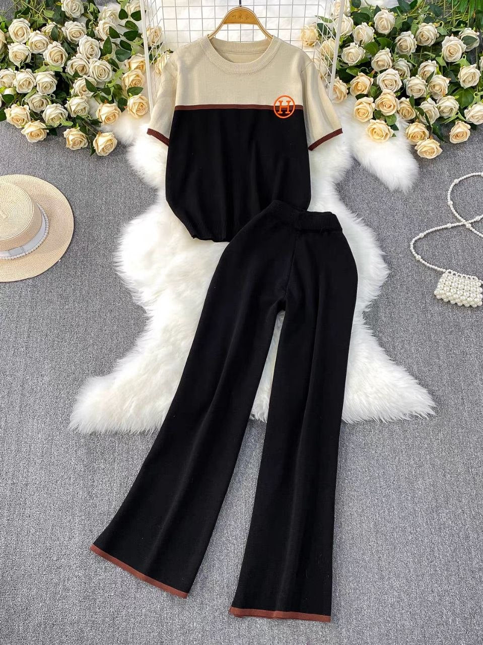 Women's knitted lounge set