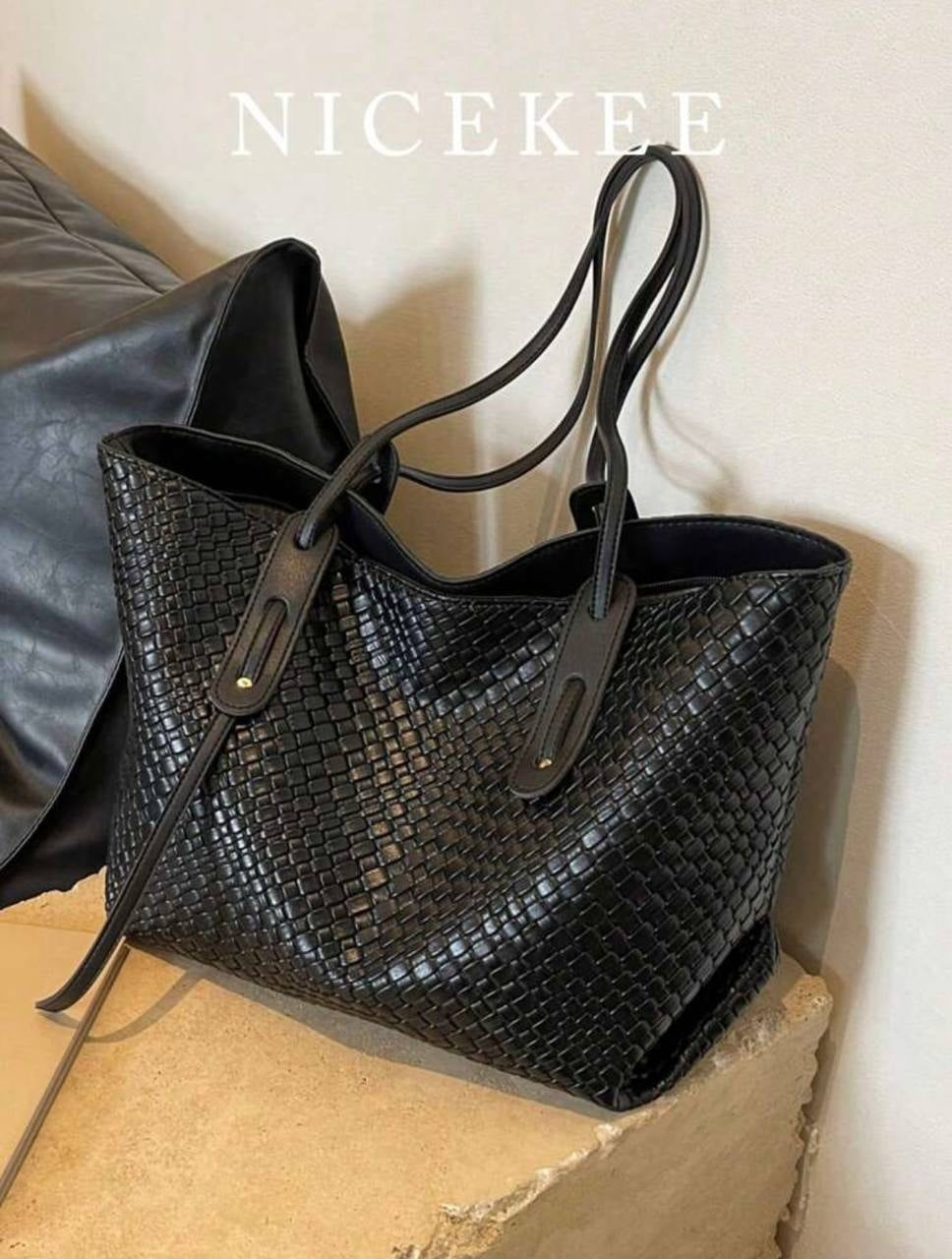 Nicekee Large Capacity Woven Tote Bag