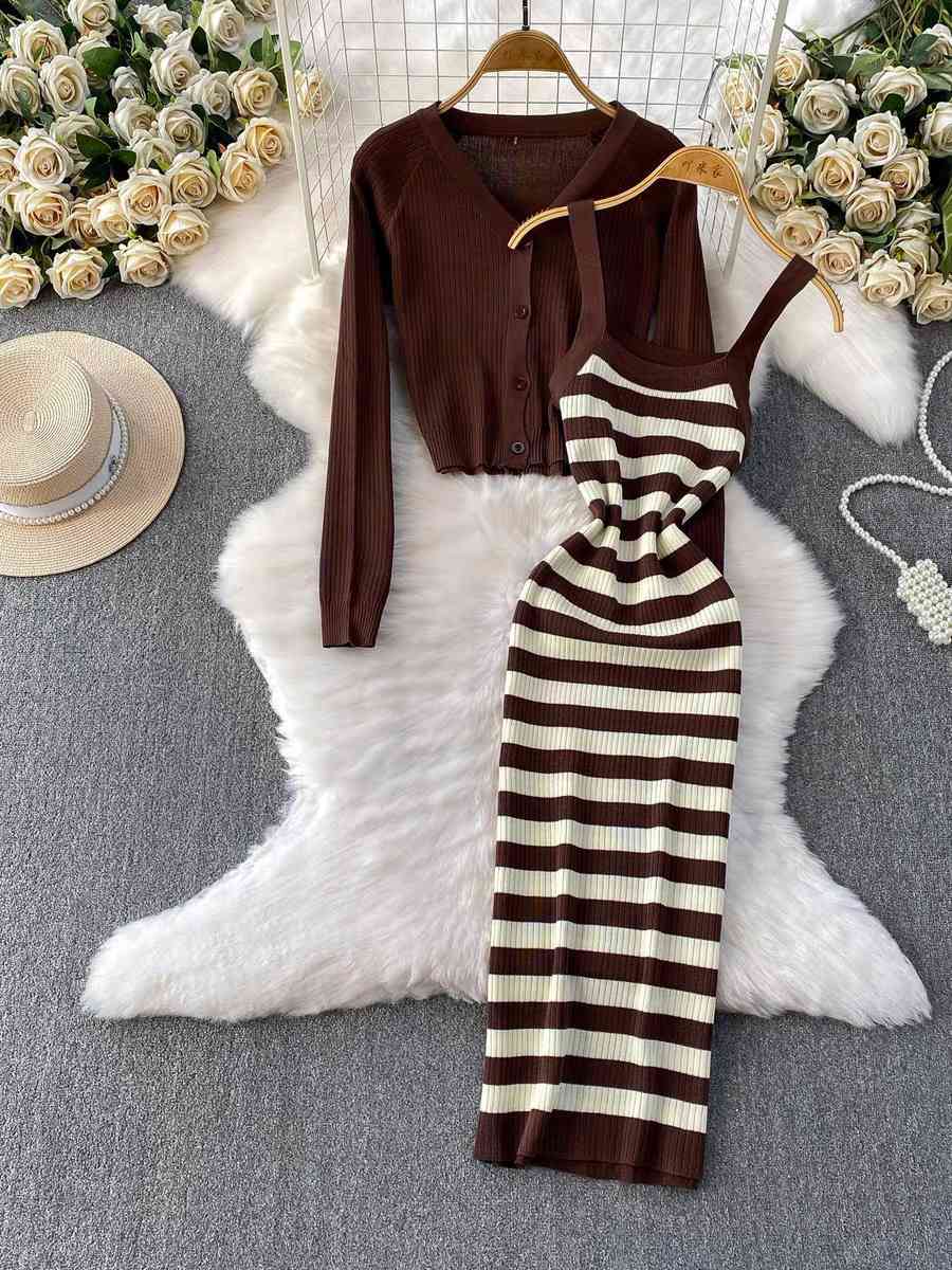 Two-piece knitted co-ord set