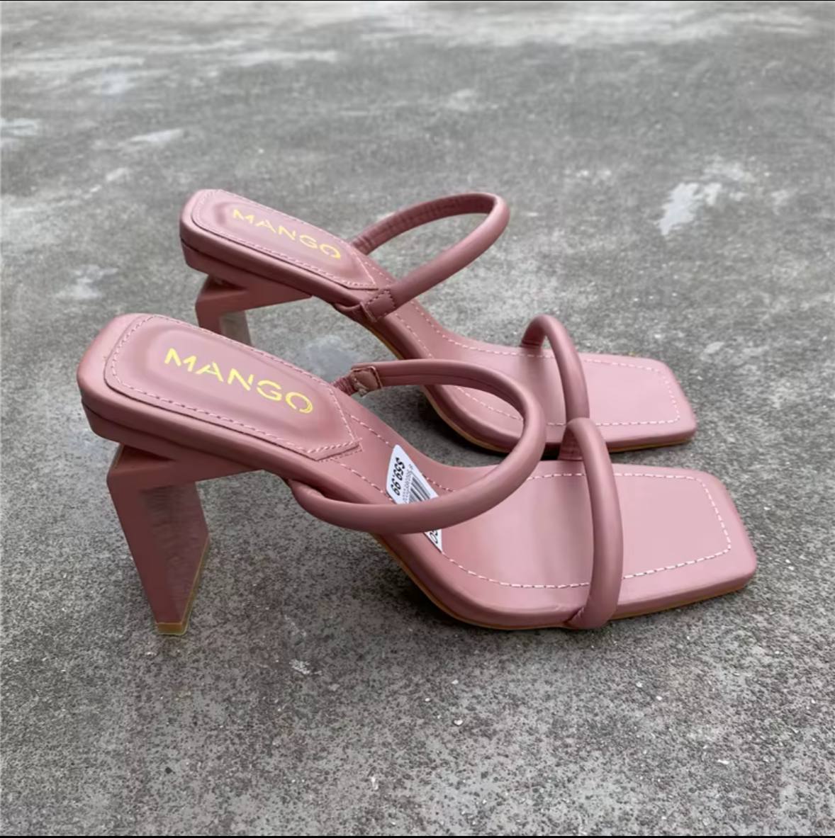 High heeled flip flops fairy shoes for outer wear