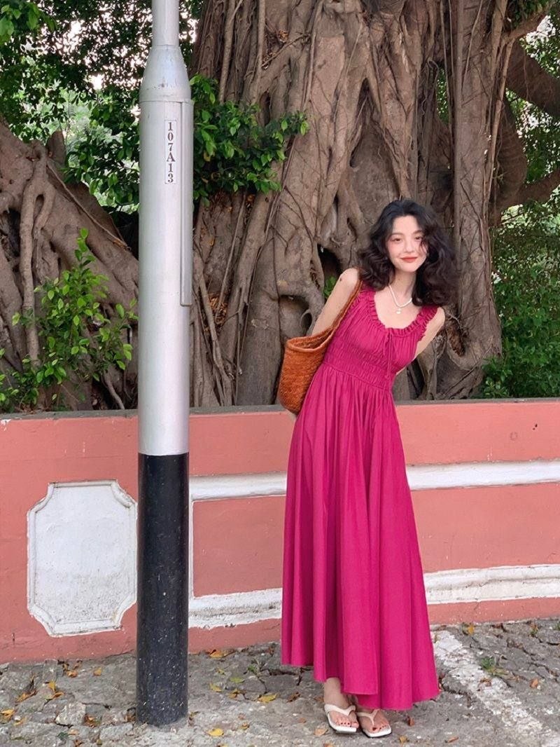 Magenta Maxi Dress