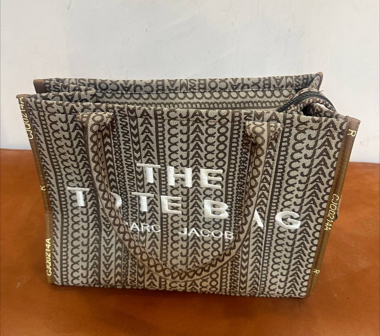 Brown shopping handbag shoulder cross body large capacity bag