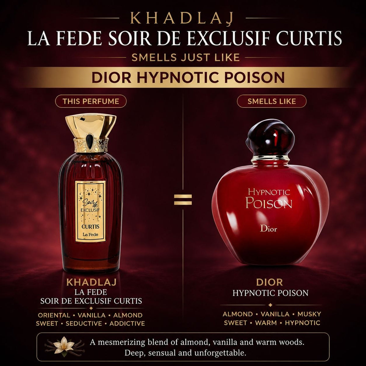 Khadlaj La Fede Soir De Exclusif Curtis EDP M 100ml