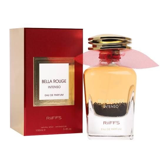 Riiffs
Bella Rouge Intenso Eau de Parfum / Elegant, floral-fruity fragrance for women 100 ml