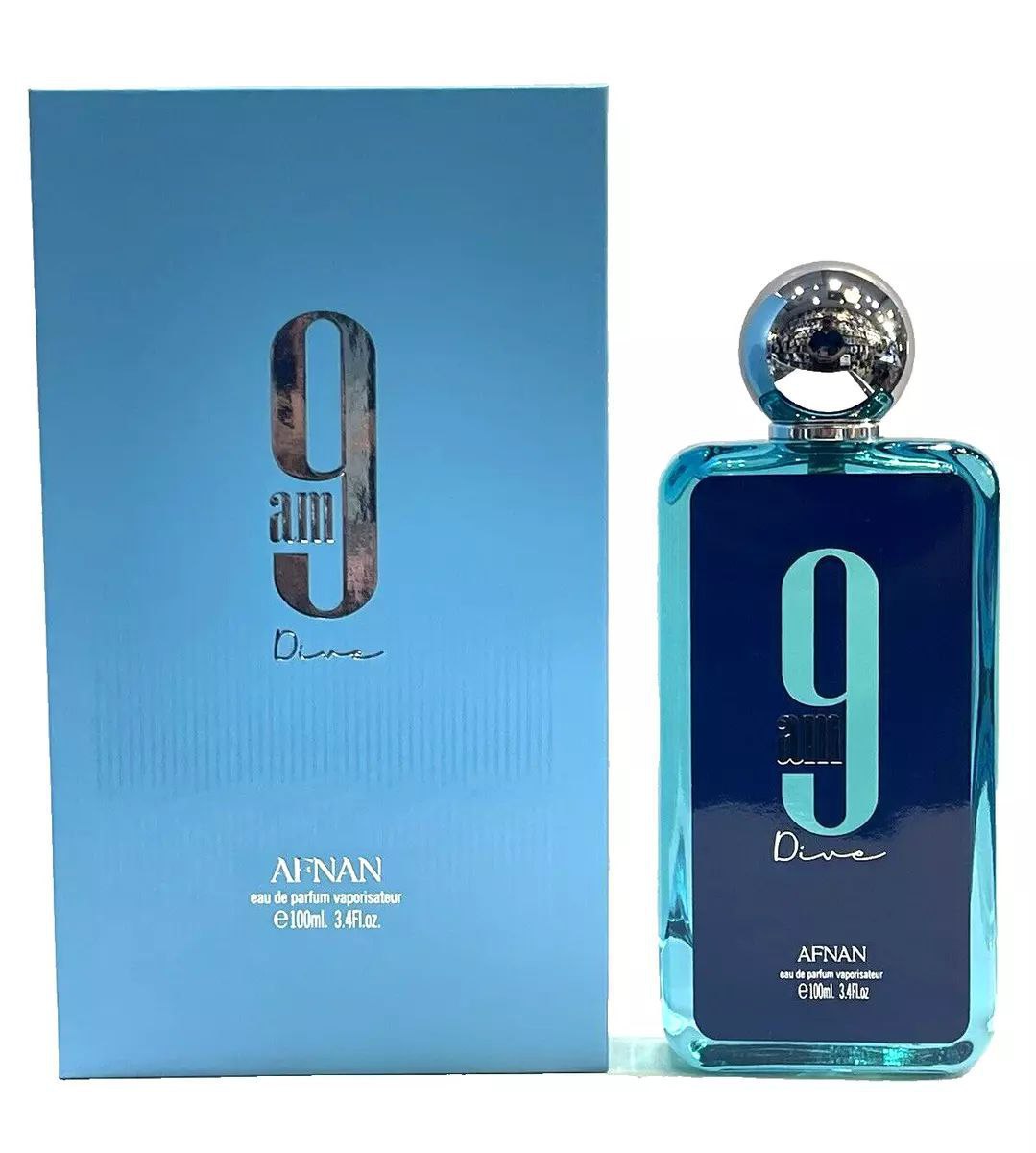 Afnan 9am Dive
 Eau De Parfum Spray 3.4oz (100 ml)
 Brand New Item