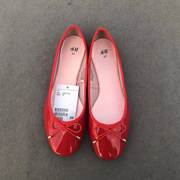 H&M Bow-detail ballet pumps