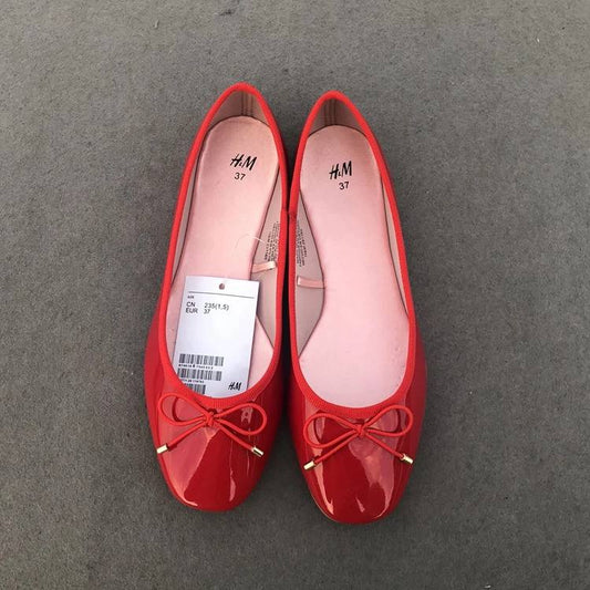 H&M Bow-detail ballet pumps