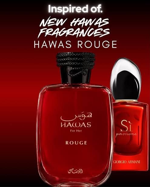 Hawas Rouge by Rasasi 100ml Eau de Parfum