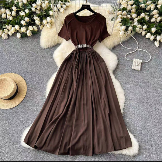 Belted Maxi Dress for women