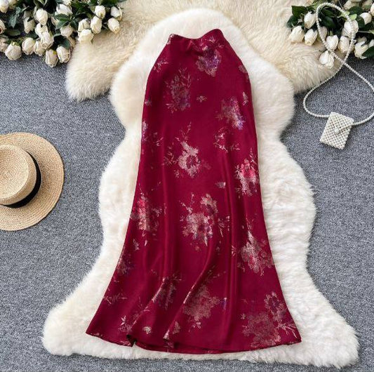 Pleated Fishtail Skirt for women