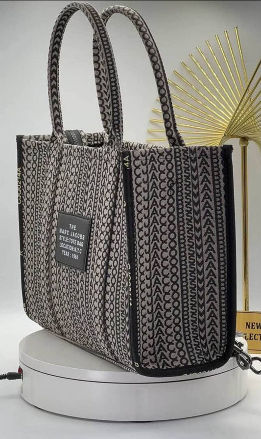 New jacquard shopping  Mj handbag shoulder cross body large capacity bag
