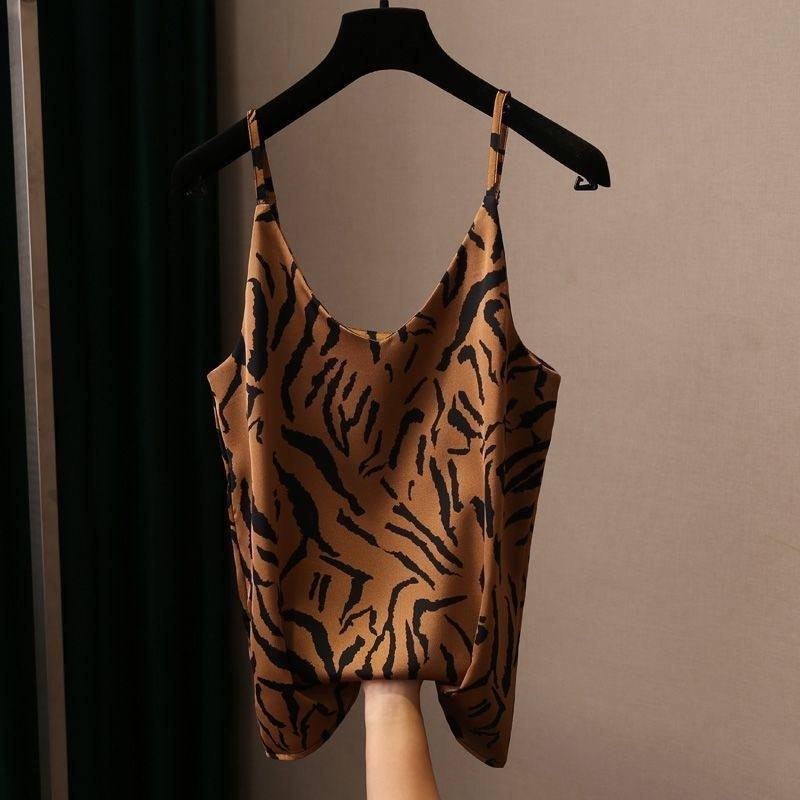 Satin V-neck camisole top