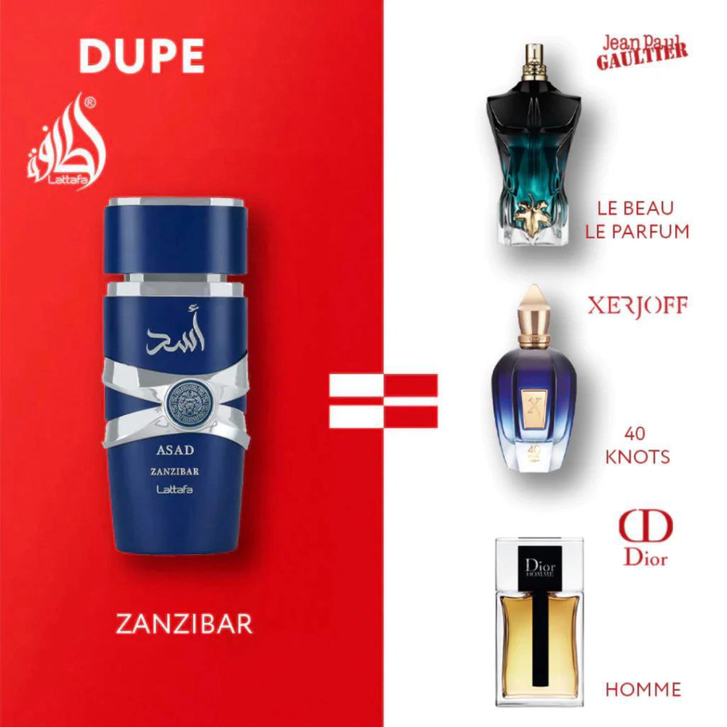 Asad Zanzibar Lattafa Perfumes 100ML