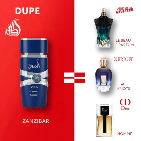 Asad Zanzibar Lattafa Perfumes 100ML