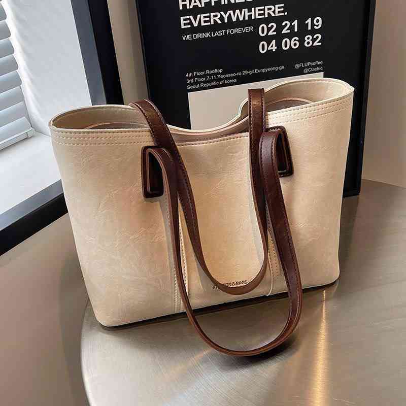 Minimalist large-capacity commuter tote bag