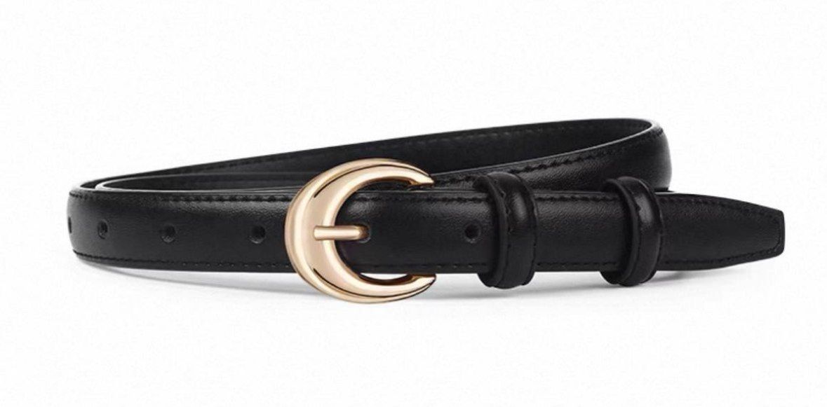 Fashionable skinny belt