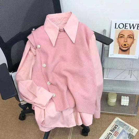 Pink two-piece matching set