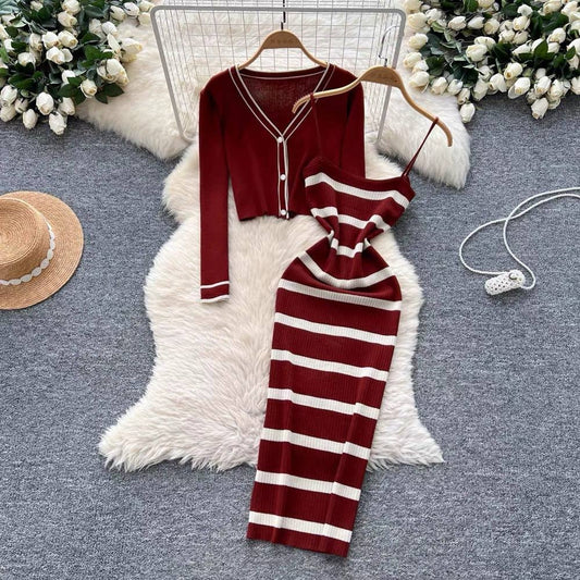 Chic two piece knitted co-ord set