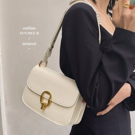Miarui Double R Studio Flap Shoulder Bag
