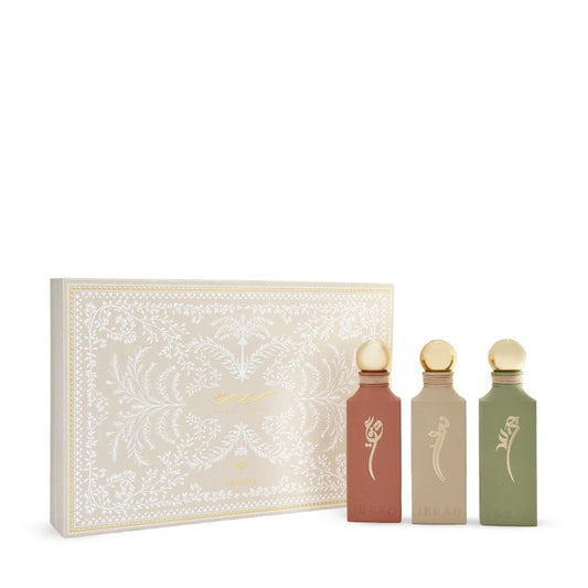 Irth collection by Ibraheem Al Qurashi 3x 100ml set