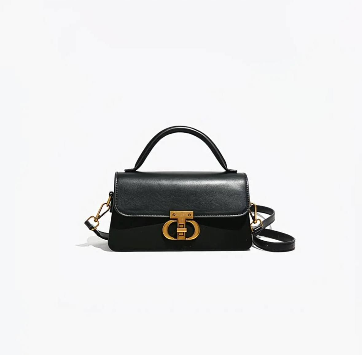 Le Classic Lock bag in leather by Patou