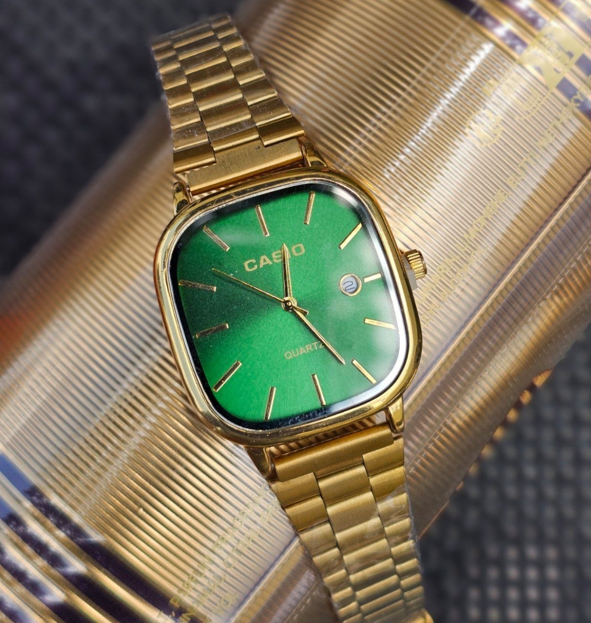 Clean Casio styles, modern square design, and premium metal finishes