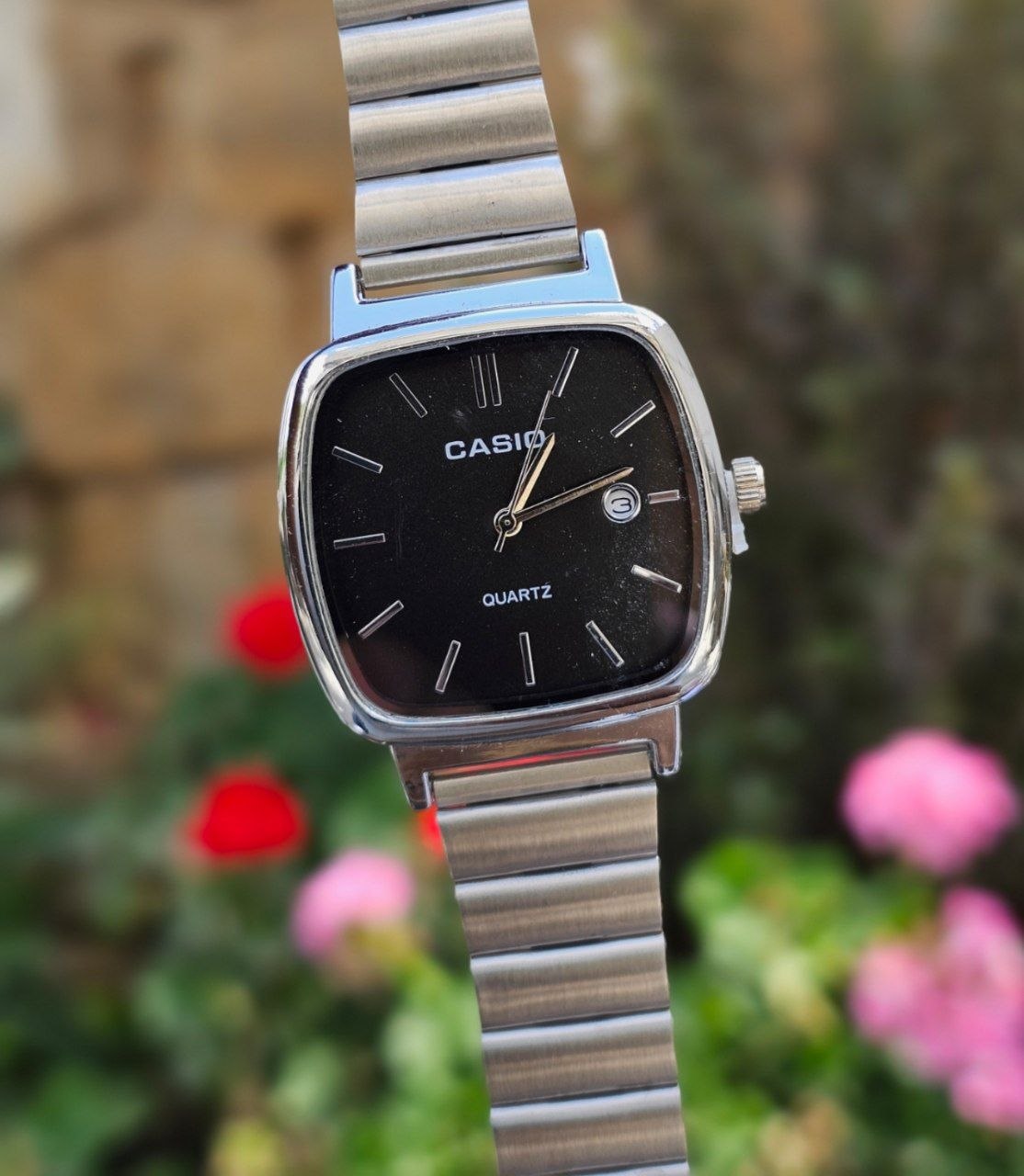 Clean Casio styles, modern square design, and premium metal finishes