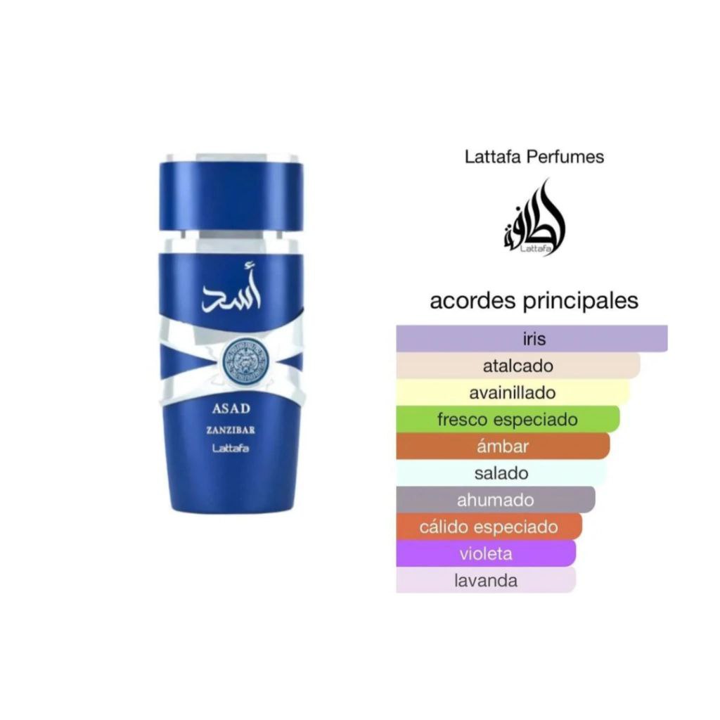 Asad Zanzibar Lattafa Perfumes 100ML