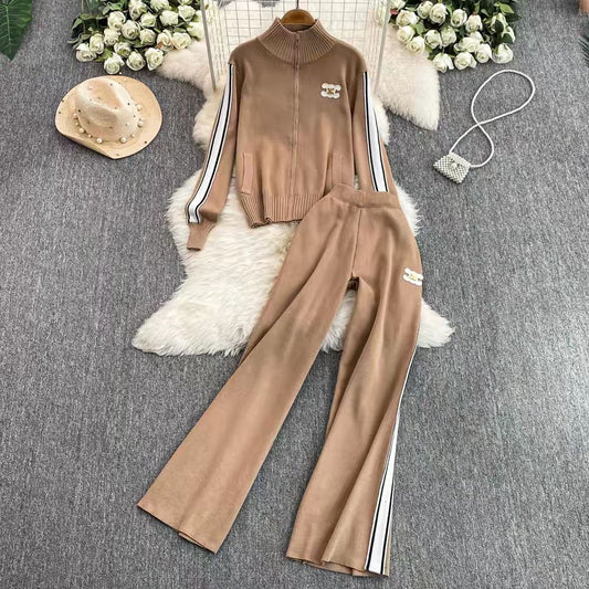 Matching two-piece set shown is a winter co-ord set