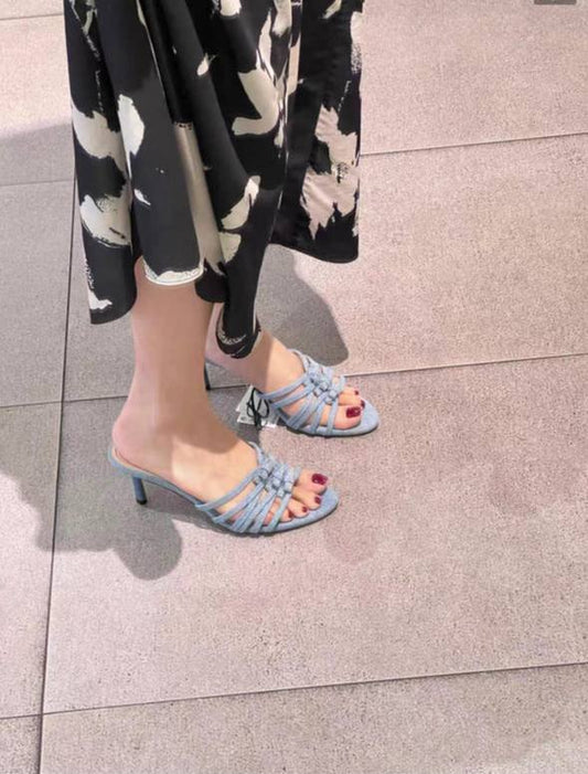 Jimmy Choo Carmel Caged Kitten-heel Mule Sandal