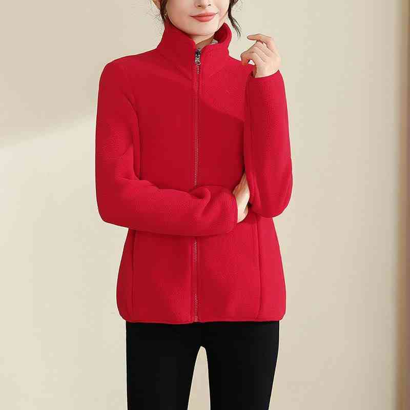 Women's full-zip fleece jacket