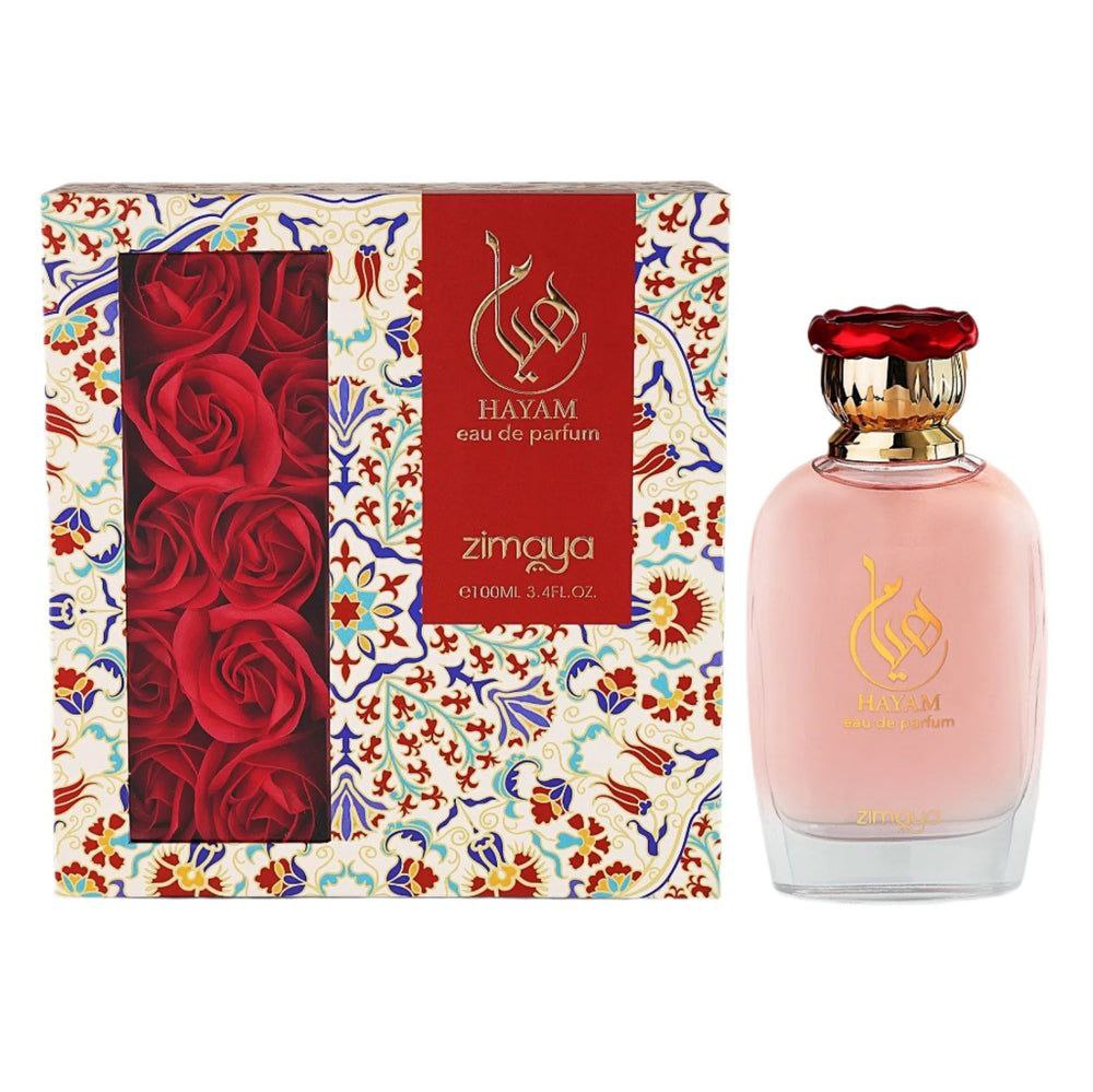 Valentine’s Special, Hayam EDP 100 ML for Women, Zimaya 
Celebrate love with a fragrance that speaks romance, elegance, and passion