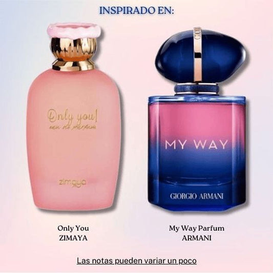 ZIMAYA
ONLY YOU EDP 100 ML FOR WOMEN - ZIMAYA