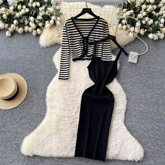 Two piece monochrome co-ord set