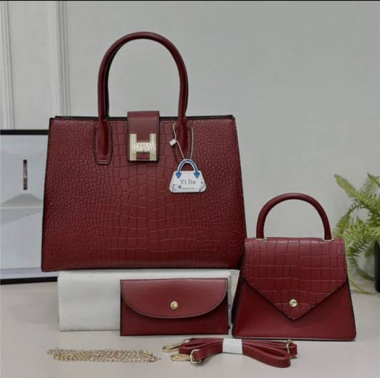 New 2025 celebrity style 3 set women bag