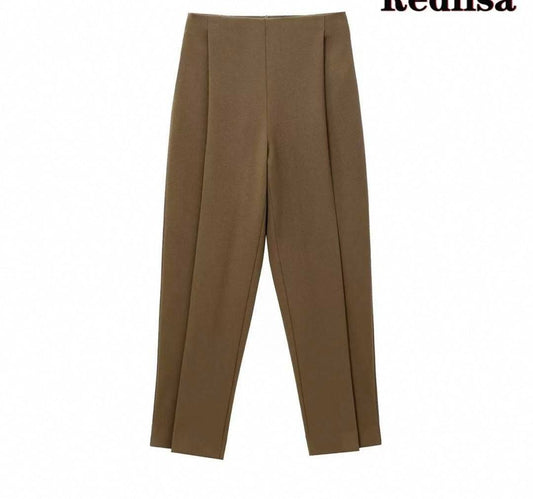 Straight leg suit pant