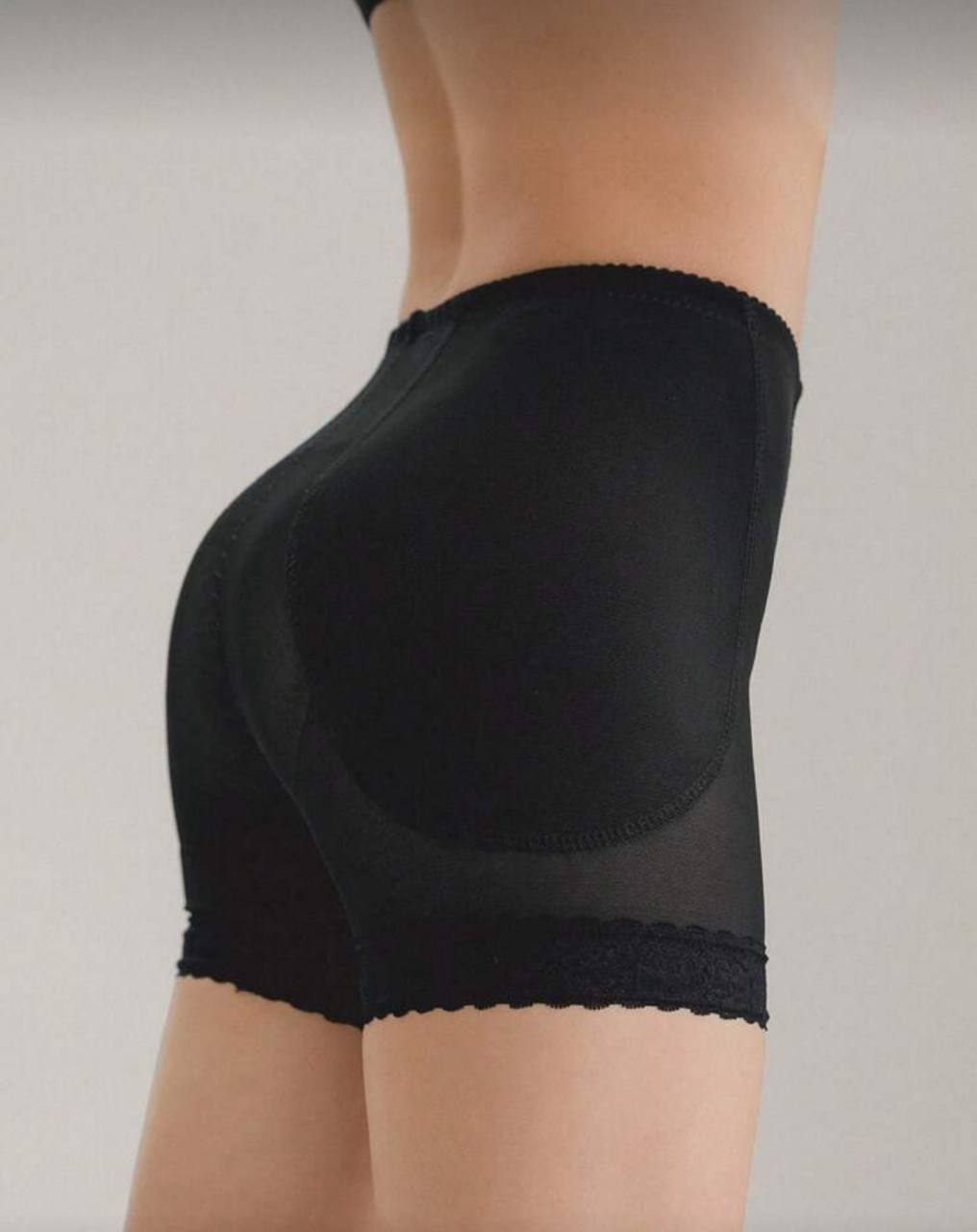 Sheer mesh shapewear shorts