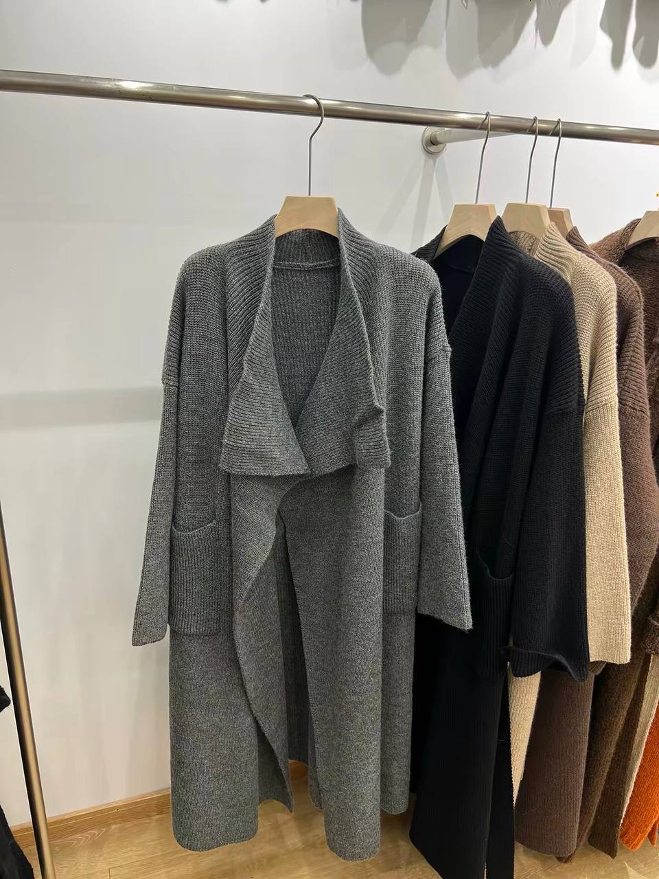 Women's oversized duster cardigan coat